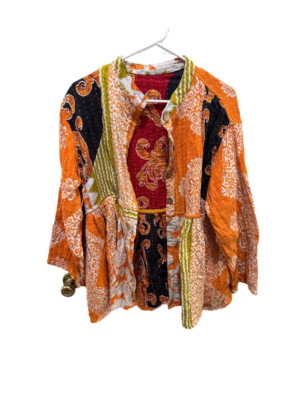Multicolor Whimsical Boho Kantha Jacket